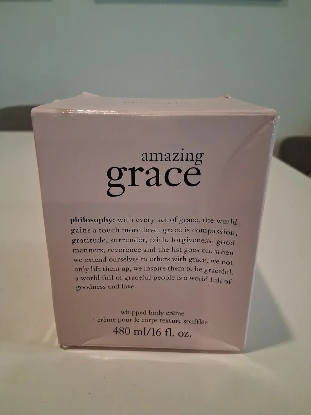 Philosophy Amazing Grace Whipped Body Creme 16 fl oz 480 ml New In Box NIB